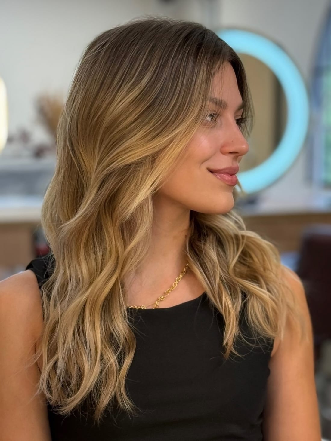 Balayage com transição natural